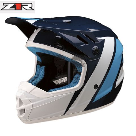 Casco Z1R Kid Rise Evac Blanco/Azul/Negro
