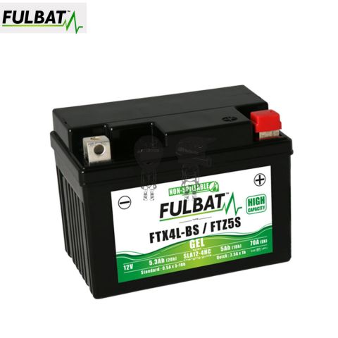 Batería FULBAT FTX4L-BS/FTZ5S GEL 12V 5.3Ah