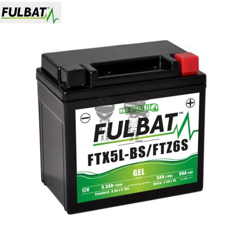 Batería FULBAT FTX5L-BS/FTZ5S GEL 12V 4.2Ah